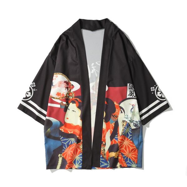 2021 new clarkes world costumes summer/spring hip hop shirt japanese yukata male cardgain short outwear jacket lc12, White
2021 new clarkes world costumes summer/spring hip hop shirt japanese yukata male cardgain short outwear jacket lc12, White