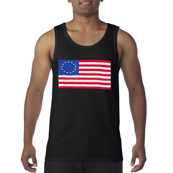 sport betsy ross 13 star original usa american flag tank vest shirt