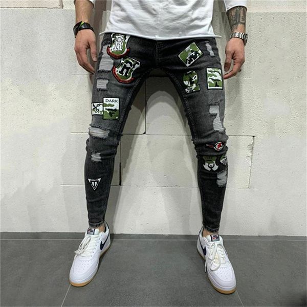 spring new 2021 autumn mending man's breech elastic men's waistband leisure youth trouser holes in jeans 0y09, Blue
spring new 2021 autumn mending man's breech elastic men's waistband leisure youth trouser holes in jeans 0y09, Blue