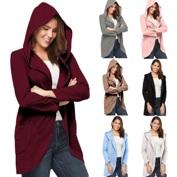 wipalo fall winter s-5xl women jacket solid warm windproof woolen hooded coat with pockets long sleeve open front casual outwear1, Black;brown
wipalo fall winter s-5xl women jacket solid warm windproof woolen hooded coat with pockets long sleeve open front casual outwear1, Black;brown