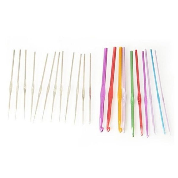 22pcs aluminum crochet hooks needles set multi-colour knit weave craft yarn sewing tools crochet hooks qylnuy ppshop01
22pcs aluminum crochet hooks needles set multi-colour knit weave craft yarn sewing tools crochet hooks qylnuy ppshop01