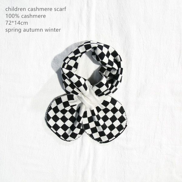 naizaiga 100% cashmere black white plaid children warm scarf boy girl shawl pbyr11, Blue;gray
naizaiga 100% cashmere black white plaid children warm scarf boy girl shawl pbyr11, Blue;gray