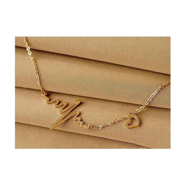 fashion simple notes ecg heart frequency collarbone necklace heart feel pendants sweater necklace women whole sqcdzm beauty888, Silver
fashion simple notes ecg heart frequency collarbone necklace heart feel pendants sweater necklace women whole sqcdzm beauty888, Silver