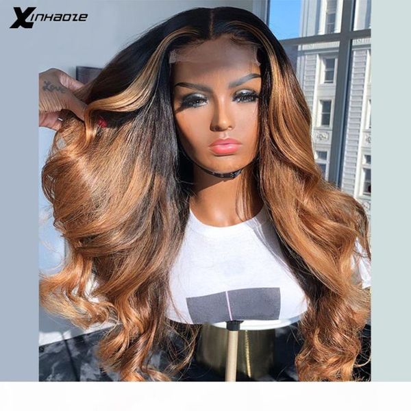 body wave ombre 1b 30 pre plucked silk base lace front human hair wigs with middle part brazilian remy lace front wig for women, Black;brown
body wave ombre 1b 30 pre plucked silk base lace front human hair wigs with middle part brazilian remy lace front wig for women, Black;brown