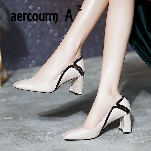 aercourm a 2020 women pumps natural genuine leather thick high heels shoes leather square toe shoes lady mixed colors zip shoe, Black
aercourm a 2020 women pumps natural genuine leather thick high heels shoes leather square toe shoes lady mixed colors zip shoe, Black