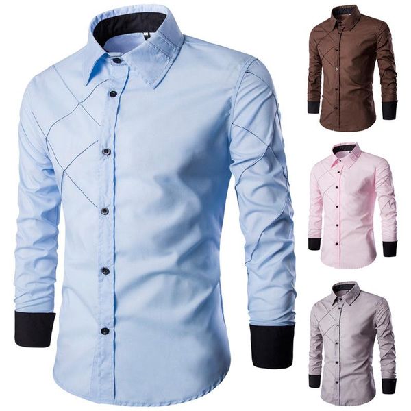 men's casual shirts 2021 foreign trade -selling explosion-length long-sleeved shirt grid line design fashion, White;black
men's casual shirts 2021 foreign trade -selling explosion-length long-sleeved shirt grid line design fashion, White;black