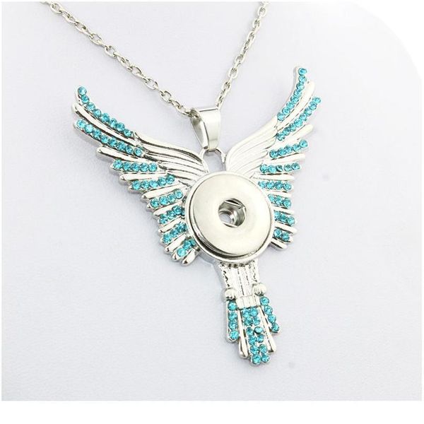 3colors 2016 with chain crystal angel 18mm snap button pendant button aigle wing diy necklace one directio bbyczg, Silver
3colors 2016 with chain crystal angel 18mm snap button pendant button aigle wing diy necklace one directio bbyczg, Silver