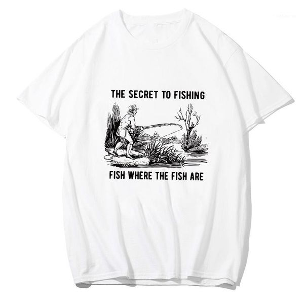 showtly the secret to fishing fish where the fish are men/woment shirts harajuku print tshirt hip hop oversize streetwear1, White;black
showtly the secret to fishing fish where the fish are men/woment shirts harajuku print tshirt hip hop oversize streetwear1, White;black