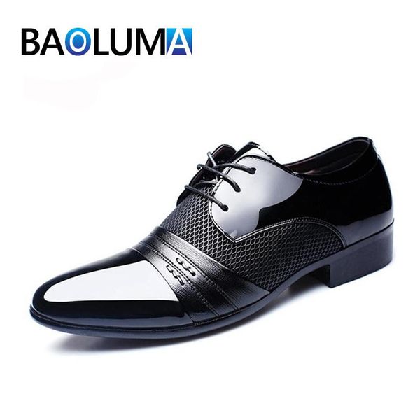 dress shoes fashion men leather business flat comfortable breathable office working size 38-48, Black
dress shoes fashion men leather business flat comfortable breathable office working size 38-48, Black