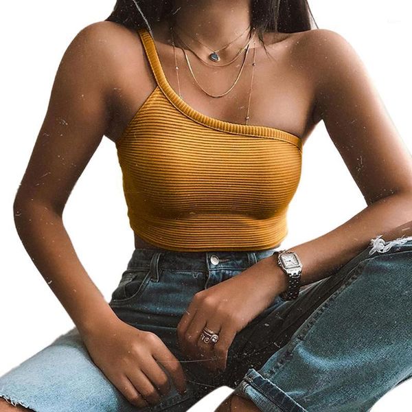 fashion women ladies tank solid single shoulder sleeveless exposed umbilicus clubwear summer slim casual clothes1, White
fashion women ladies tank solid single shoulder sleeveless exposed umbilicus clubwear summer slim casual clothes1, White