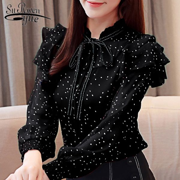 blusas mujer de moda fashion chiffon blouse ruffled lady shirt long sleeve stitching puff sleeve elegant female 2552 201125, White
blusas mujer de moda fashion chiffon blouse ruffled lady shirt long sleeve stitching puff sleeve elegant female 2552 201125, White