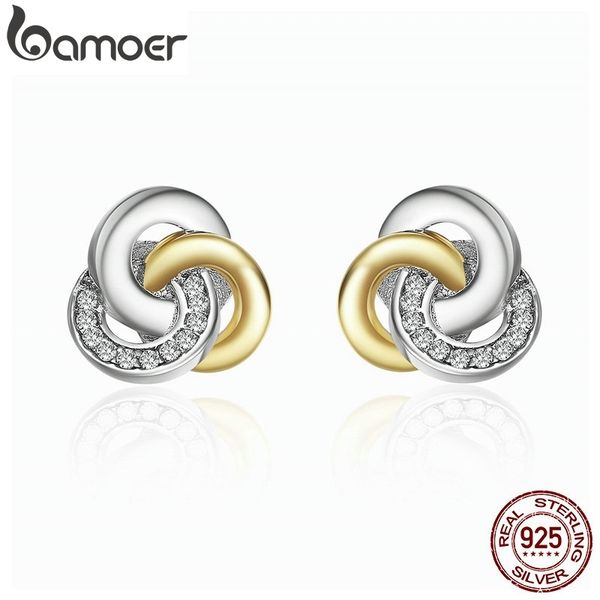 bamoer genuine 925 sterling silver interlinked circles, dazzling cz geometric stud earrings for women fine jewelry bijoux pas511 210202, Golden;silver
bamoer genuine 925 sterling silver interlinked circles, dazzling cz geometric stud earrings for women fine jewelry bijoux pas511 210202, Golden;silver