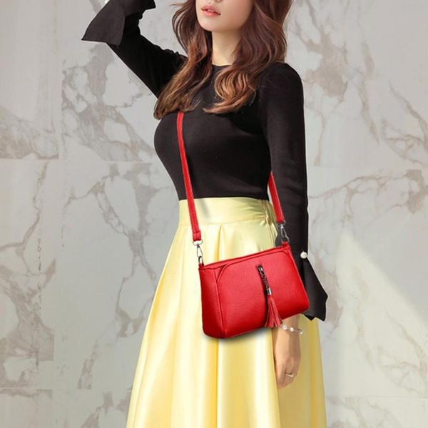 tassel pu leather soft handbags casual solid small shopping handbags simple zipper handle bags for travel and vacation
tassel pu leather soft handbags casual solid small shopping handbags simple zipper handle bags for travel and vacation