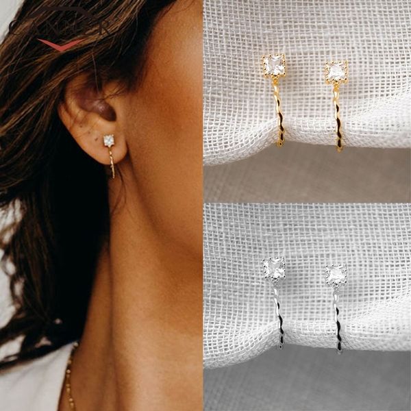 cute geometric zircon 925 sterling stud earrings for women simple silver gold earings fashion jewelry, Black
cute geometric zircon 925 sterling stud earrings for women simple silver gold earings fashion jewelry, Black