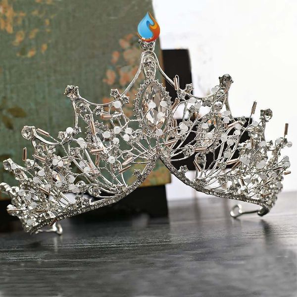 chinese crown headdress bride simple atmosphere 2020 stage sweet performance new party, Silver
chinese crown headdress bride simple atmosphere 2020 stage sweet performance new party, Silver