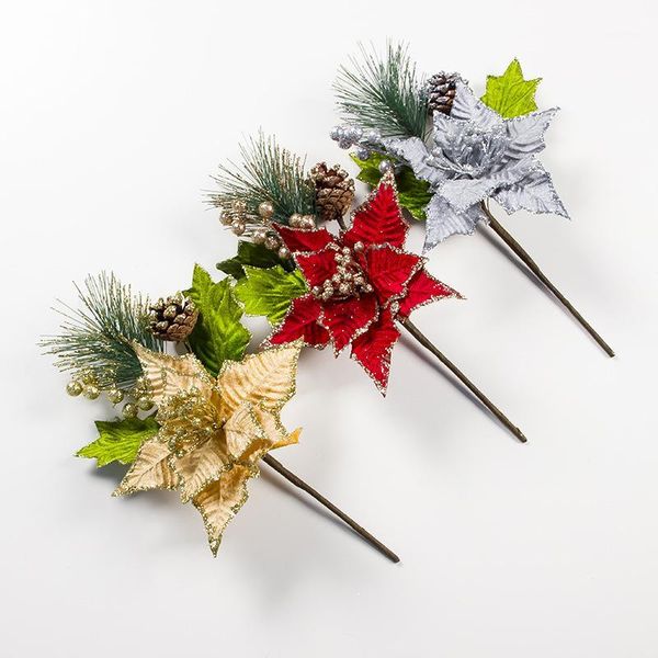 christmas decorations flower decoration, tree decoration pendant, analog pine needles, home accessories placement1
christmas decorations flower decoration, tree decoration pendant, analog pine needles, home accessories placement1
