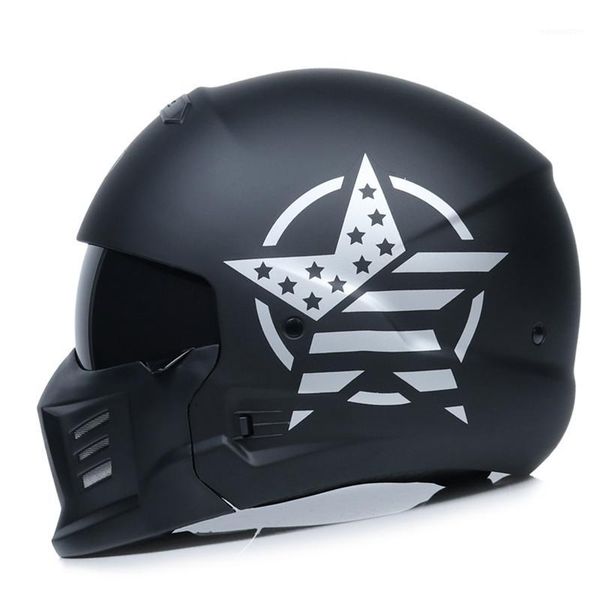 the latest modular retro motorcycle helmet capacete personality combination full face helmet locomotive half1
the latest modular retro motorcycle helmet capacete personality combination full face helmet locomotive half1