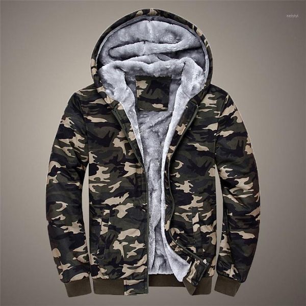 men's jackets man's and coats winter brand mens camouflage hoodie warm fleece zipper sweater man jacket outdoor coat large size1, Black;brown
men's jackets man's and coats winter brand mens camouflage hoodie warm fleece zipper sweater man jacket outdoor coat large size1, Black;brown