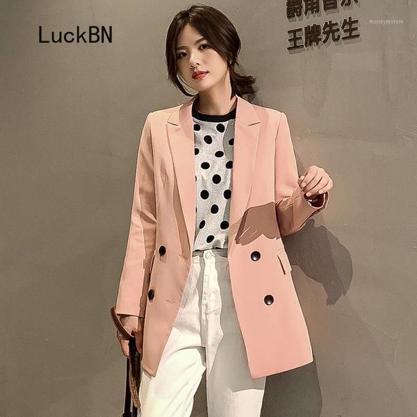 women's suits & blazers brand women and jackets 2021 autumn blazer korean long sleeve jacket coats sweet casual suit for ladies 1, White;black
women's suits & blazers brand women and jackets 2021 autumn blazer korean long sleeve jacket coats sweet casual suit for ladies 1, White;black