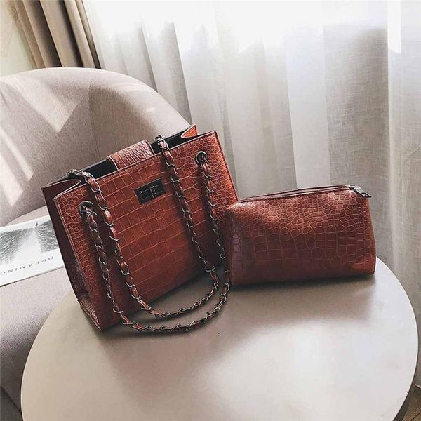 fashion women crocodile pattern mother bag shoulder bag chain handbag bolso mujer sac a main bolsa feminina 40ap12
fashion women crocodile pattern mother bag shoulder bag chain handbag bolso mujer sac a main bolsa feminina 40ap12