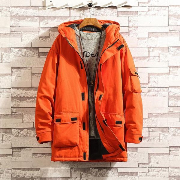 2021 winter cotton-padded coats men thicken mid-length jacket fashion thick multi-pocket cargo hooded outerwear windbreaker male1, Black
2021 winter cotton-padded coats men thicken mid-length jacket fashion thick multi-pocket cargo hooded outerwear windbreaker male1, Black