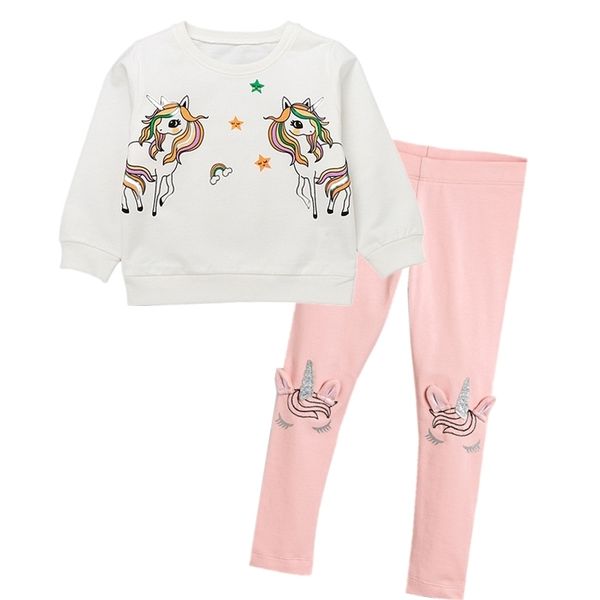 girls clothing set long sleeve children clothes set little girl cartoon print t shirt and pants leggings outfits unicornio 2pcs 201031, White
girls clothing set long sleeve children clothes set little girl cartoon print t shirt and pants leggings outfits unicornio 2pcs 201031, White