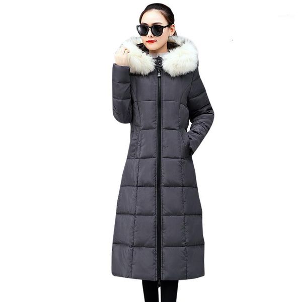 2019 winter jacket women hooded with fur warm thicken x-long female coat slim padded parka 9 styles available1, Black
2019 winter jacket women hooded with fur warm thicken x-long female coat slim padded parka 9 styles available1, Black