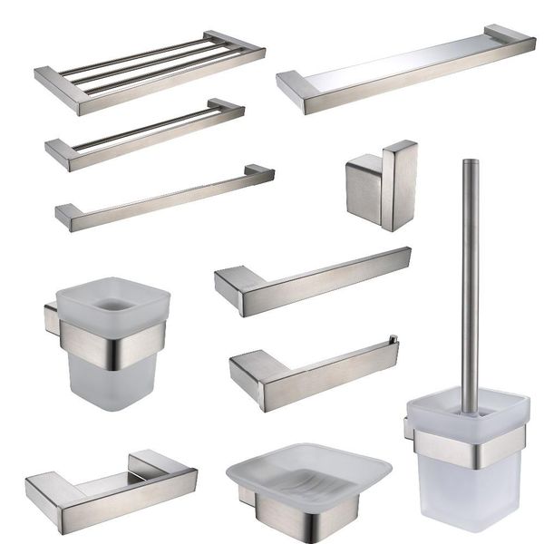 brushed nickel sus 304 stainless steel bathroom hardware set paper holder toothbrush holder towel bar bathroom accessories bbyrhl sweet07
brushed nickel sus 304 stainless steel bathroom hardware set paper holder toothbrush holder towel bar bathroom accessories bbyrhl sweet07