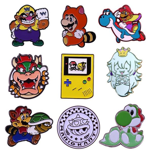 p5083 dongmanli classic game hard enamel pins brooch women men lapel backpack bags badge jewelry gifts, Gray
p5083 dongmanli classic game hard enamel pins brooch women men lapel backpack bags badge jewelry gifts, Gray