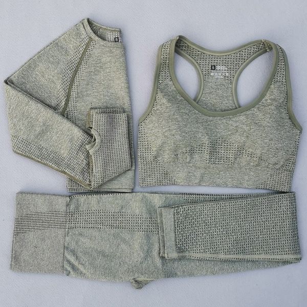 women seamless yoga set tights padded push-up sports bra+long sleeve crop high waist running gym legging fitness sports suit y200904, Gray
women seamless yoga set tights padded push-up sports bra+long sleeve crop high waist running gym legging fitness sports suit y200904, Gray