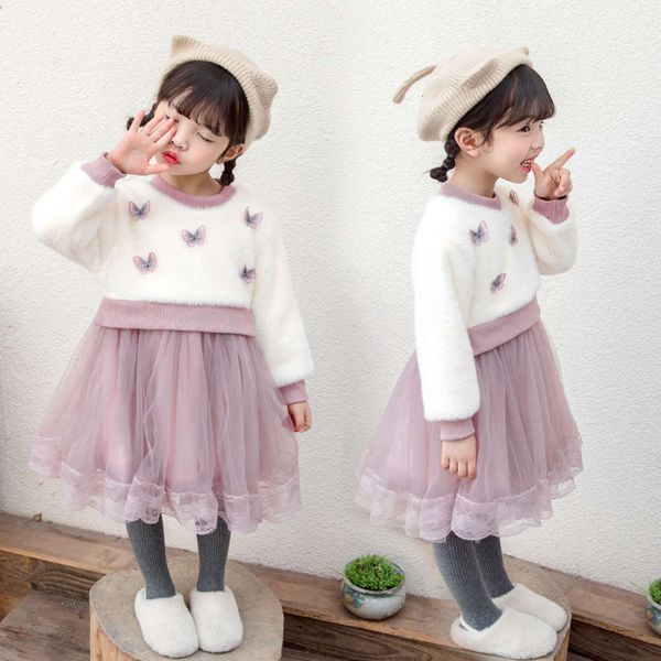 girls' autumn korean and three winter dimensional butterfly sweater fake two piece drs children's wear, Red;yellow
girls' autumn korean and three winter dimensional butterfly sweater fake two piece drs children's wear, Red;yellow