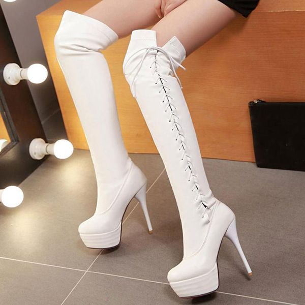 gigifox 2020 platform thin high heels over the knee boots women shoes party boots, Black
gigifox 2020 platform thin high heels over the knee boots women shoes party boots, Black