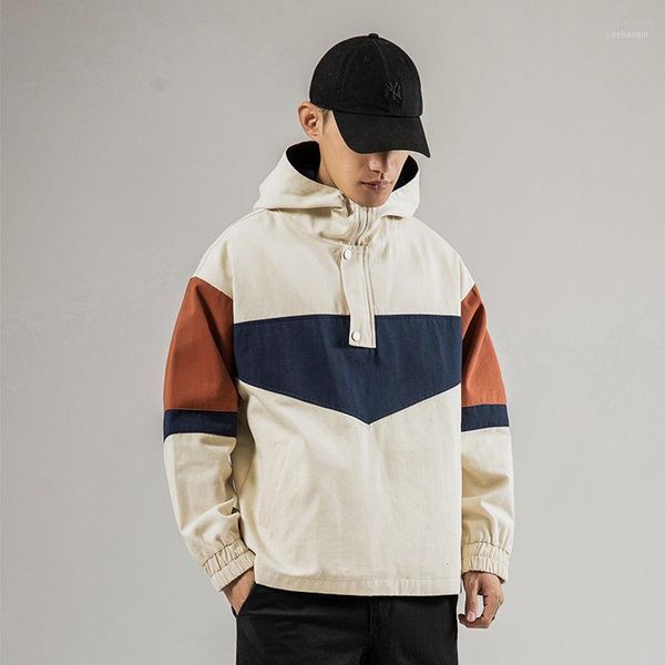 men's korean patchwork jackets streetwear men casual loose windbreaker coats 2020 autumn new men's hip hop jackets1, Black;brown
men's korean patchwork jackets streetwear men casual loose windbreaker coats 2020 autumn new men's hip hop jackets1, Black;brown