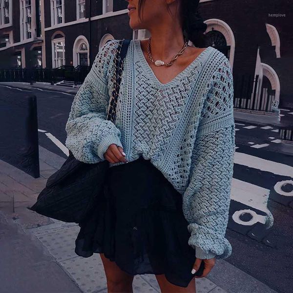 elegant solid color knitted hollow out o neck loose lantern sleeve sweater women 2020 autumn thin sweater perspective1, White;black
elegant solid color knitted hollow out o neck loose lantern sleeve sweater women 2020 autumn thin sweater perspective1, White;black