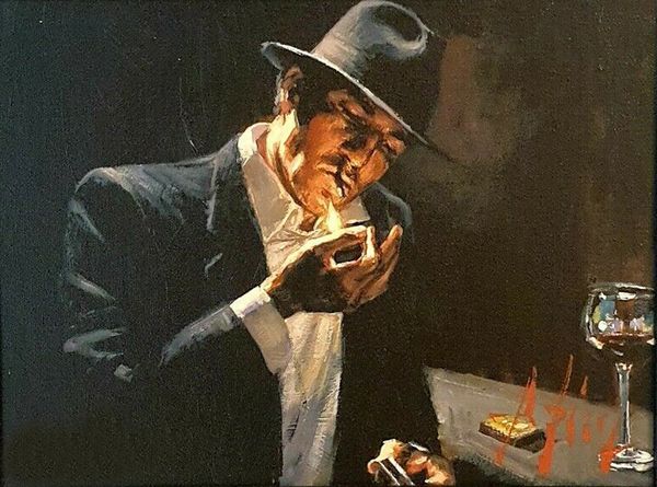 man lighting a cigarette home decor handpainted &hd print oil painting on canvas wall art canvas pictures 210106
man lighting a cigarette home decor handpainted &hd print oil painting on canvas wall art canvas pictures 210106