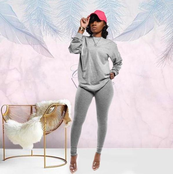 women's sport solid set two piece set long sleeve leggings jogger pants suit tracksuit matching casual outfit1, Gray
women's sport solid set two piece set long sleeve leggings jogger pants suit tracksuit matching casual outfit1, Gray
