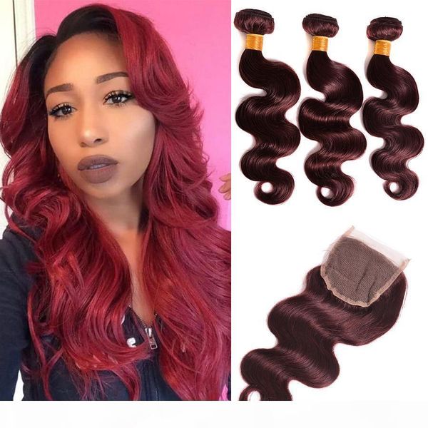 brazilian virgin hair with closure 3 brazilian 99j body wave hair bundles with 1pc lace closure 4x4 part 100% human hair weave, Black;brown
brazilian virgin hair with closure 3 brazilian 99j body wave hair bundles with 1pc lace closure 4x4 part 100% human hair weave, Black;brown