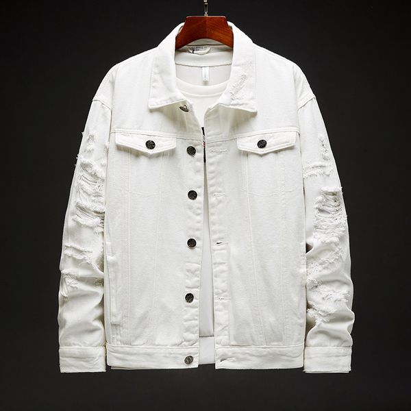 2020 new men's fall fall european-american fashion brand loose hole denim jacket men's fashion korean version of pink jacket, Black;brown
2020 new men's fall fall european-american fashion brand loose hole denim jacket men's fashion korean version of pink jacket, Black;brown