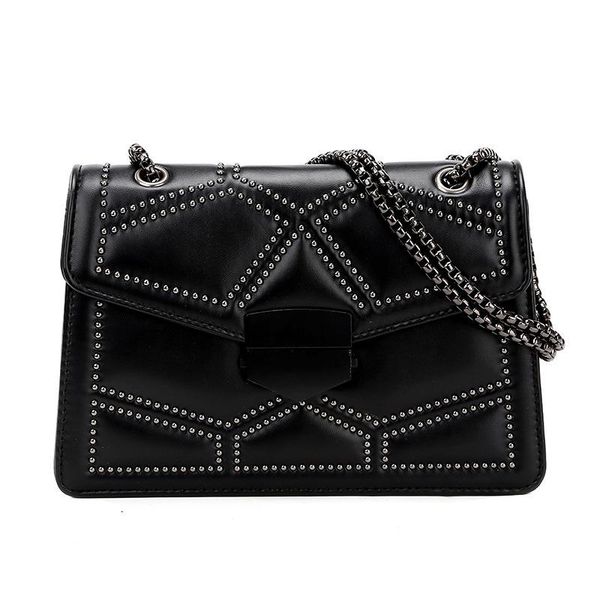 rivet chain brand designer pu leather crossbody bags for women simple fashion shoulder bag lady luxury chain small handbags
rivet chain brand designer pu leather crossbody bags for women simple fashion shoulder bag lady luxury chain small handbags