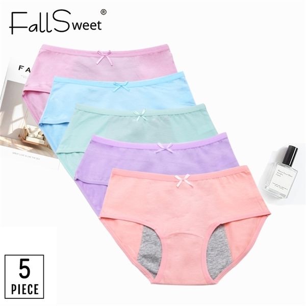 fallsweet 5 pcs/lot period panties mid waist menstrual briefs leak proof underwear female xxxl 201112, Black;pink
fallsweet 5 pcs/lot period panties mid waist menstrual briefs leak proof underwear female xxxl 201112, Black;pink