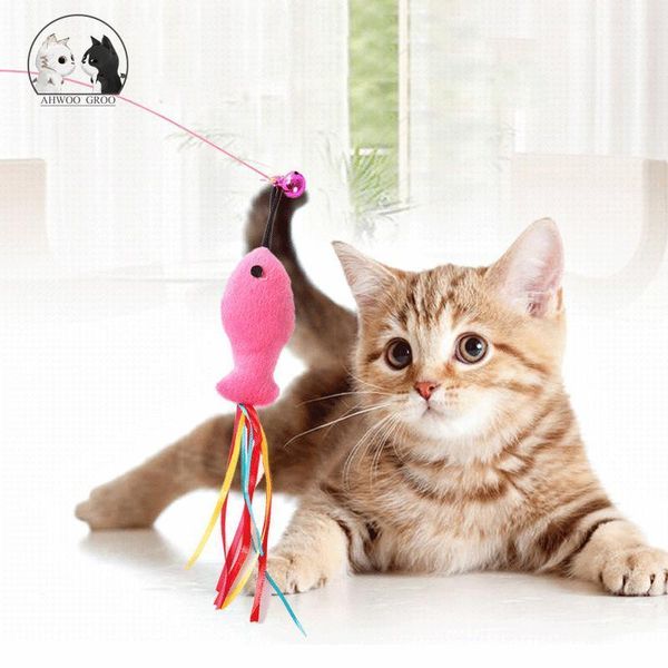 cat toys funny fish shape teaser toy interactive feather plush bell wand rod catcher ly design feather1
cat toys funny fish shape teaser toy interactive feather plush bell wand rod catcher ly design feather1