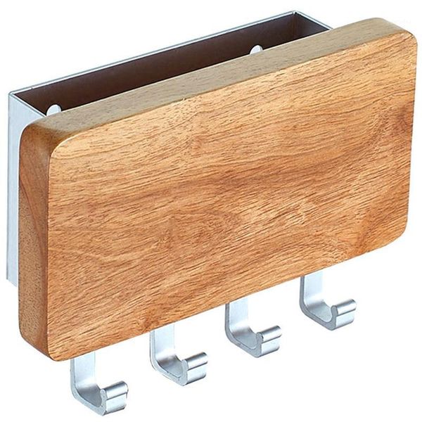 hooks & rails eleg-key holder, decorative wooden key chain rack hanger wall mounted with 4 hooks, multiple mail and holder organizer for d1
hooks & rails eleg-key holder, decorative wooden key chain rack hanger wall mounted with 4 hooks, multiple mail and holder organizer for d1