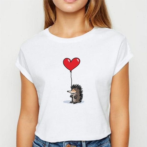 new t shirt female hedgehog with dandelion tshirt women harajuku casual tshirt fun t shirt gift for lady yong girl tees, White
new t shirt female hedgehog with dandelion tshirt women harajuku casual tshirt fun t shirt gift for lady yong girl tees, White