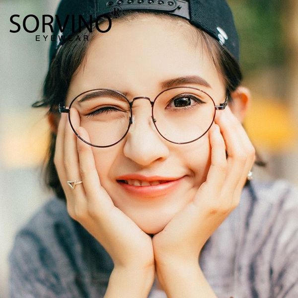 sorvino 2020 vintage gold metal frame glasses round plain clear eyeglasse decoration women eyewear spectacle oculos de grau, White;black
sorvino 2020 vintage gold metal frame glasses round plain clear eyeglasse decoration women eyewear spectacle oculos de grau, White;black