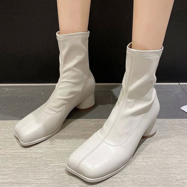lucyever fashion square toe mid calf boots women beige black pu leather round heels boots woman casual zipper autumn botas mujer #gf4j
lucyever fashion square toe mid calf boots women beige black pu leather round heels boots woman casual zipper autumn botas mujer #gf4j