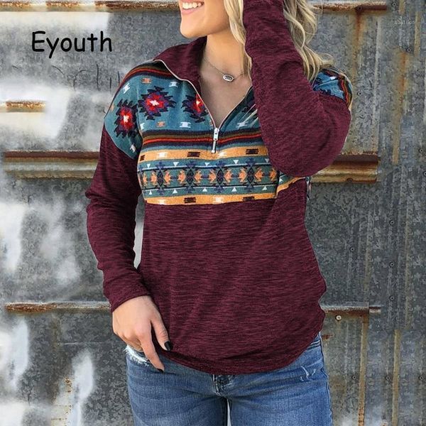 women's hoodies & sweatshirts vintage zipper hoodie ladies geometric print long-sleeved casual turn-down collar streetwear women cloth, Black
women's hoodies & sweatshirts vintage zipper hoodie ladies geometric print long-sleeved casual turn-down collar streetwear women cloth, Black