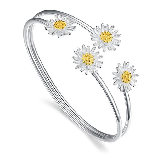 tennis fashion golden chrysanthemum hand opening adjustable bracelet for woman summer party jewelry gift, Golden;silver
tennis fashion golden chrysanthemum hand opening adjustable bracelet for woman summer party jewelry gift, Golden;silver