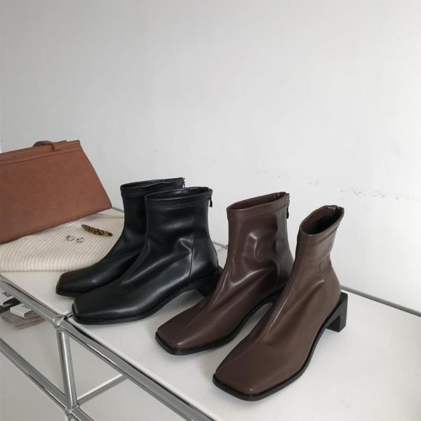 shoes women boots high heels luxury designer booties ladies boots-women winter footwear round toe stiletto mid calf, Black
shoes women boots high heels luxury designer booties ladies boots-women winter footwear round toe stiletto mid calf, Black