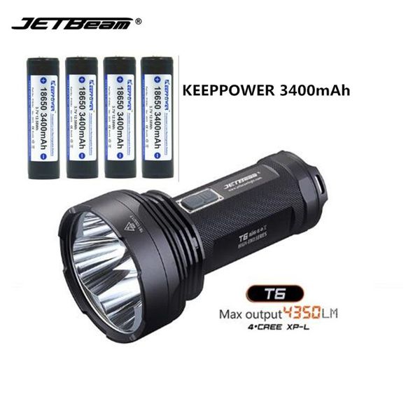 camping light led jetbeam t6 4*cree xp-l led max.4350 lm beam throw 750 meters +4pcs keeppower 3400mah batteries
camping light led jetbeam t6 4*cree xp-l led max.4350 lm beam throw 750 meters +4pcs keeppower 3400mah batteries
