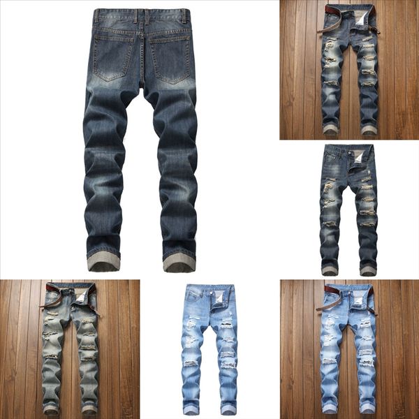 ri879 fashion stylist skinny jeans men straight slim classic jeans mens casual trouser hole dener man s jeans male stretch denim biker, Black
ri879 fashion stylist skinny jeans men straight slim classic jeans mens casual trouser hole dener man s jeans male stretch denim biker, Black